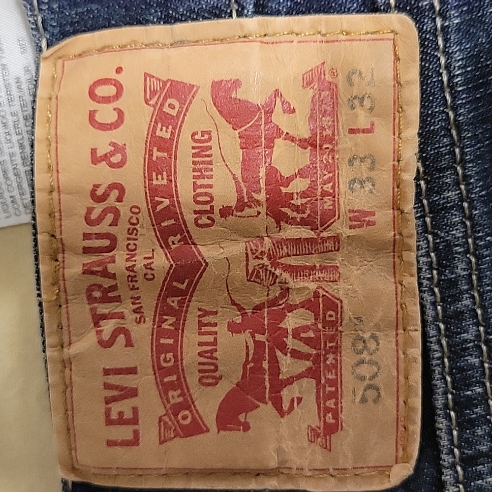 Men's Levi's 508 Regular Tapered Distressed Jeans 33x32